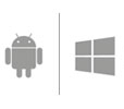 4mobile ist für Windows und Android vorkonfiguriert 