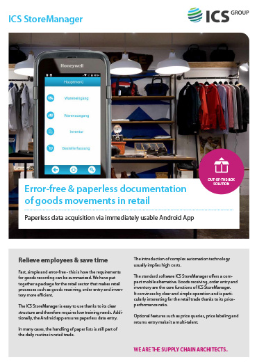 App for Retail Goods Movements