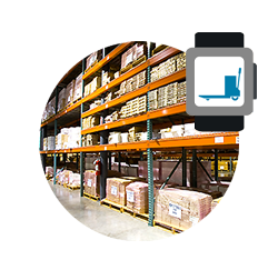 The Stradivari Warehouse Management System offers full flexibility to integrate all mobile devices for mobile data capture, such as the 4mobile Business Smartwatch.